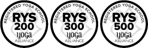 Registered Yoga school Yoga alliance Logo