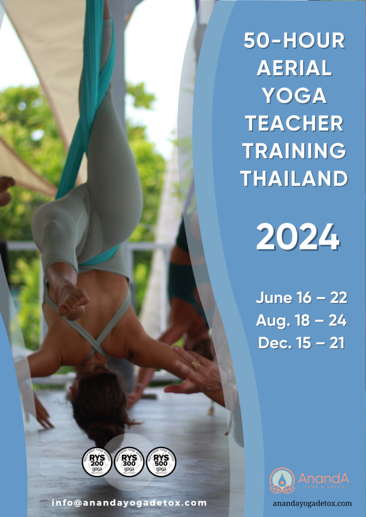 50-hour aerial yoga teacher training thailand