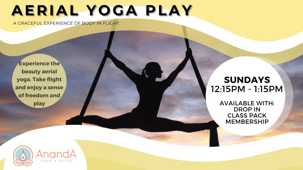 Aerial yoga play