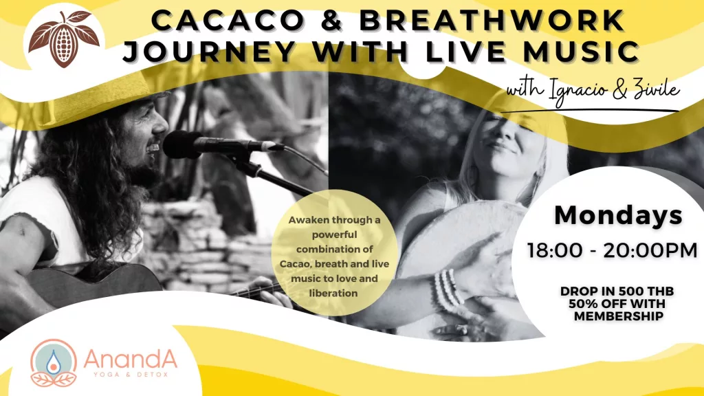 Cacao, breathwork and live music journey