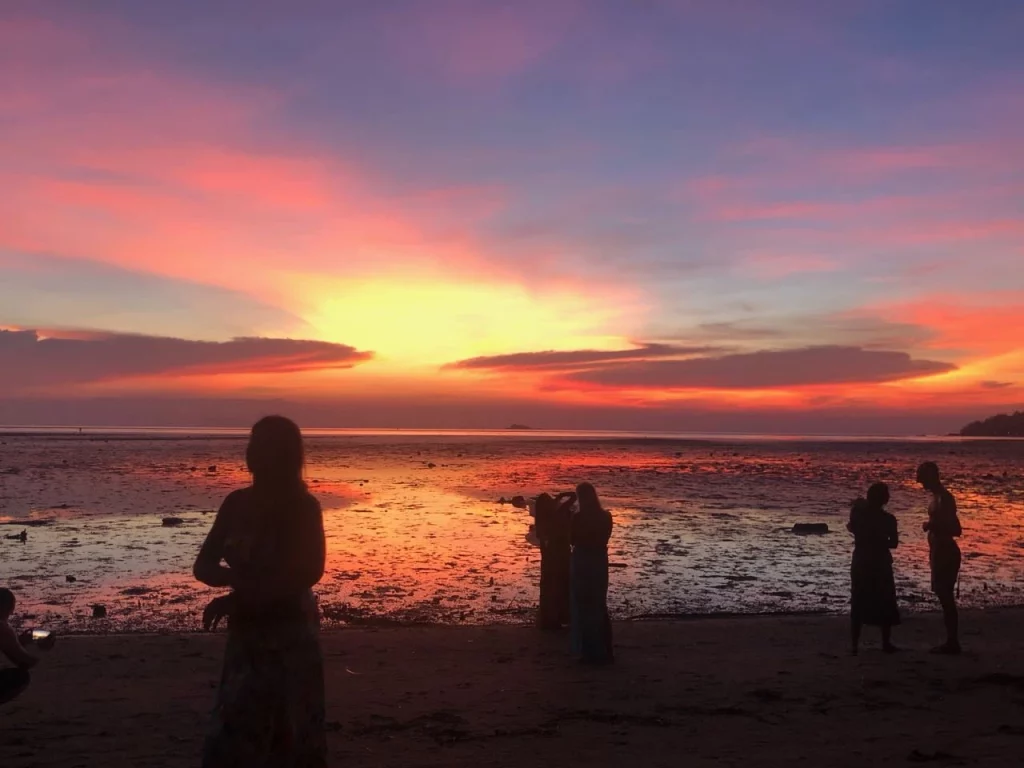 Sunset in Koh Phangan Thailand