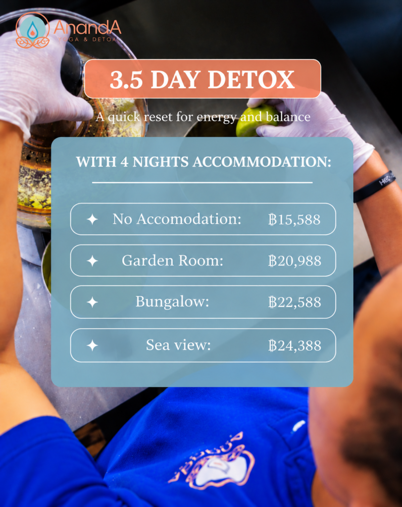 Ananda 3.5 Day Detox Retreat